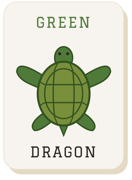 The Summer Green Dragon, a sea turtle