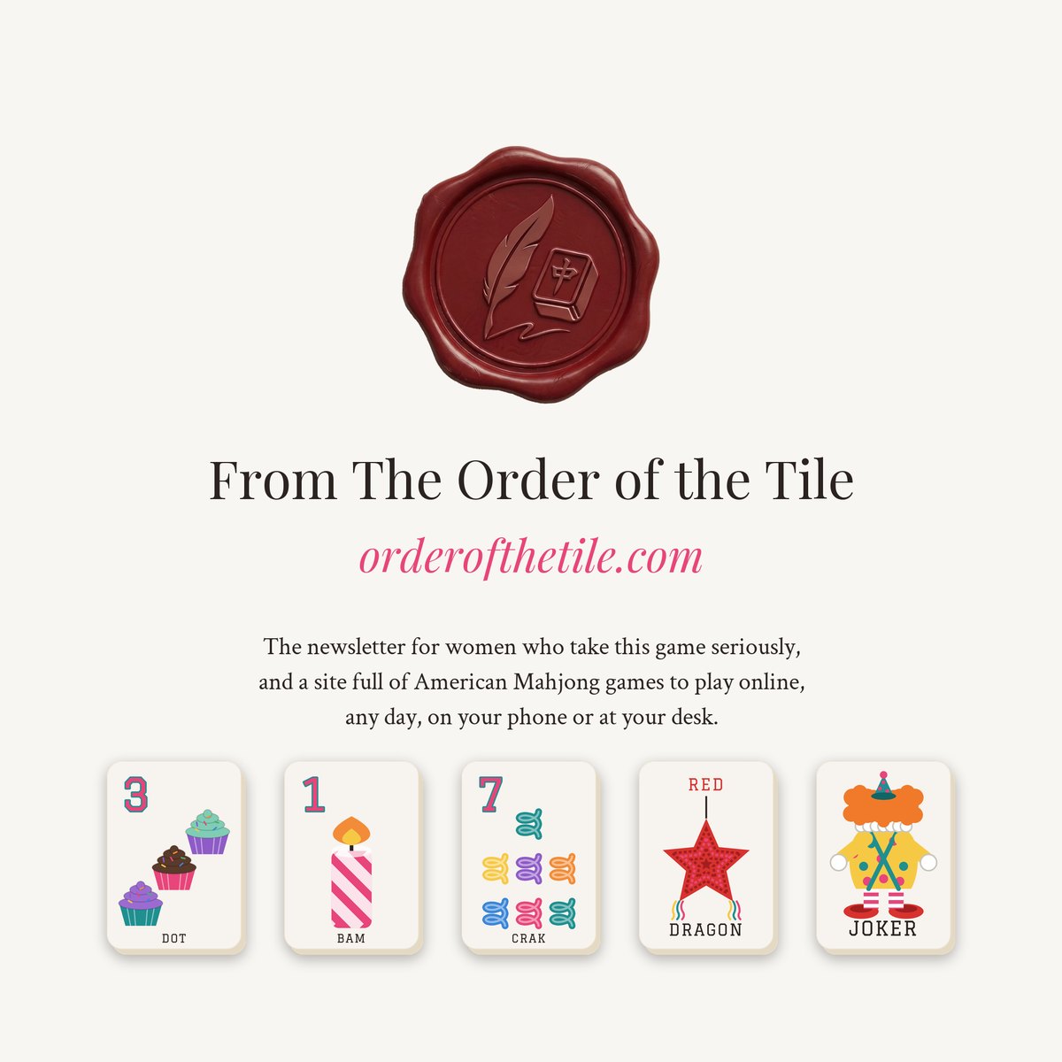 The Birthday Card Deck for American Mahjong photo 10