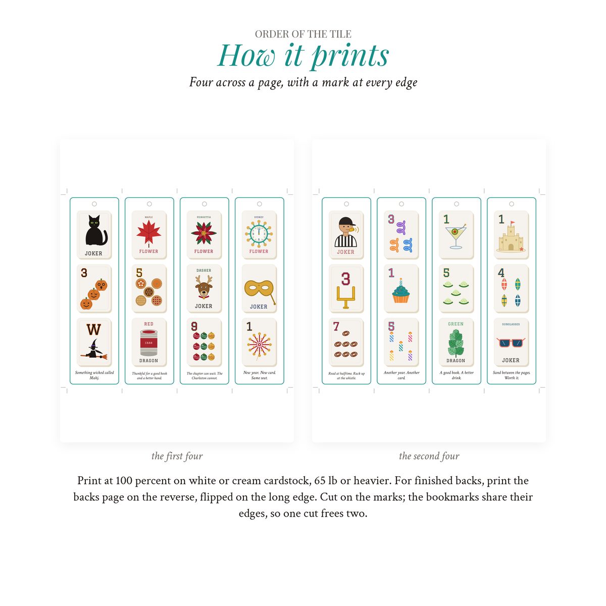 The Mahjong Bookmarks photo 8