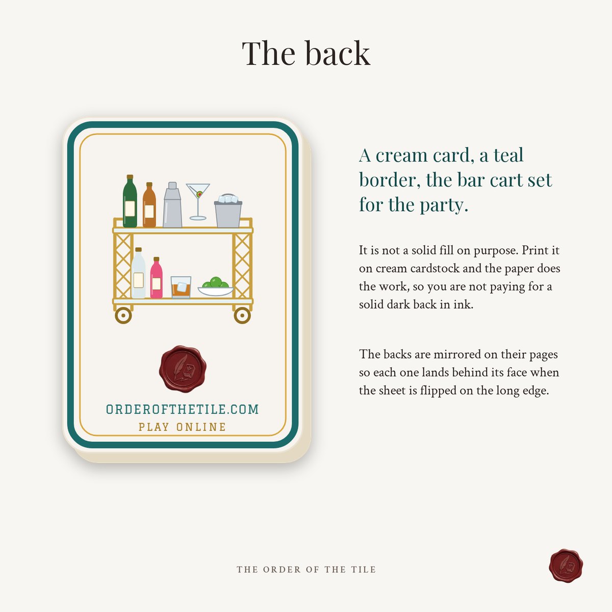 The Cocktails Card Deck for American Mahjong photo 6
