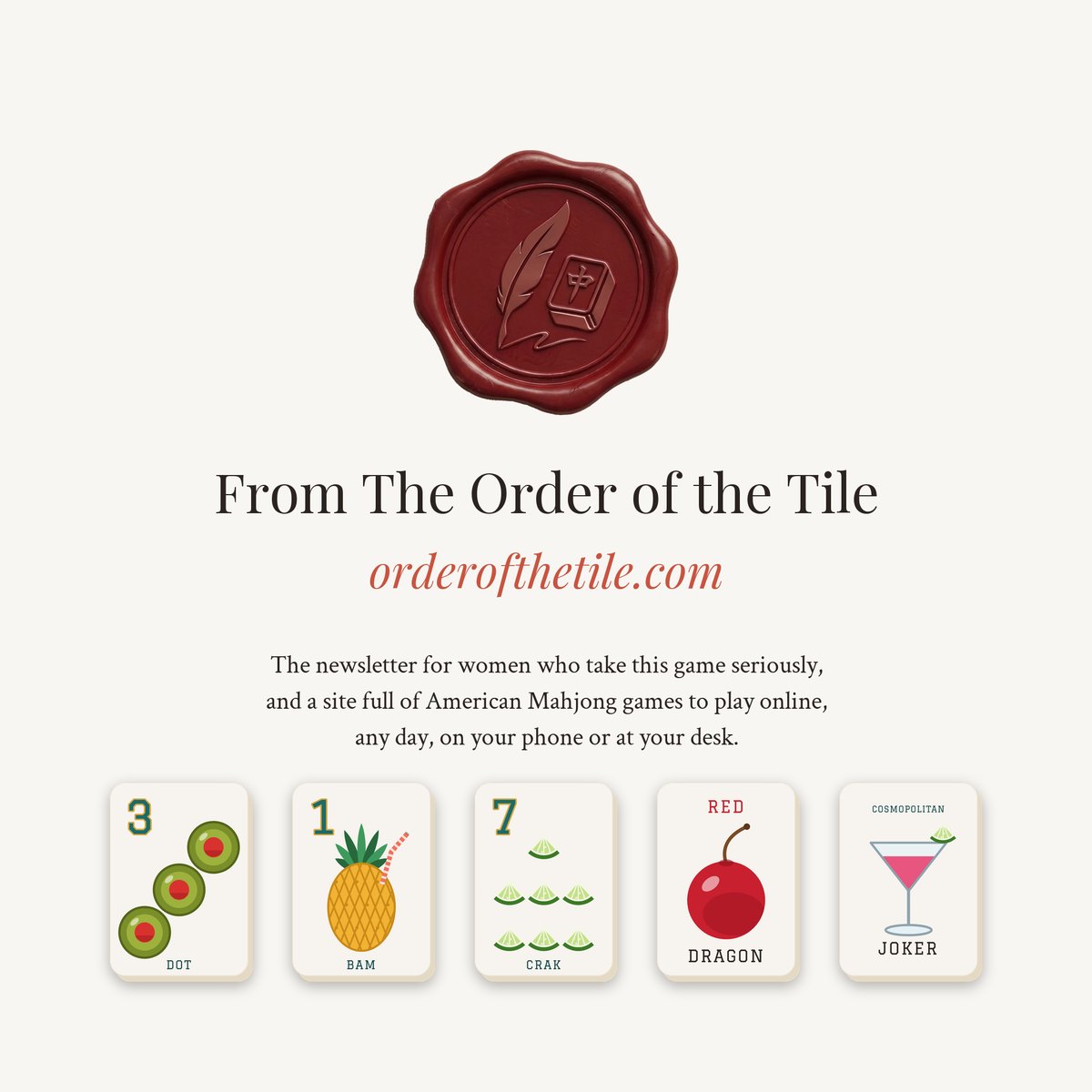 The Cocktails Card Deck for American Mahjong photo 10