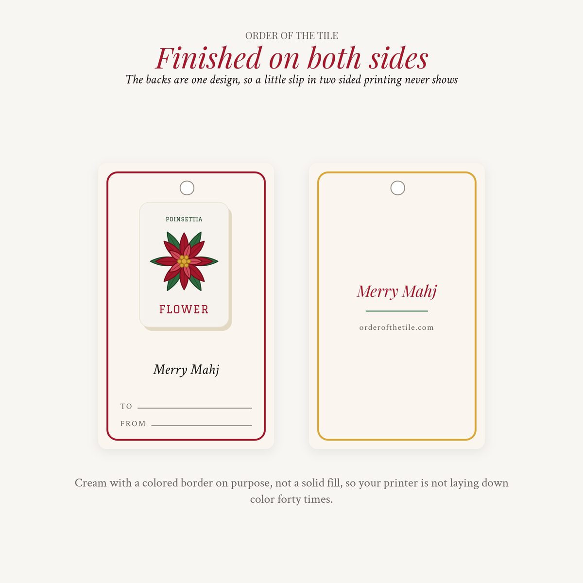 The Merry Mahj Gift Tags photo 8