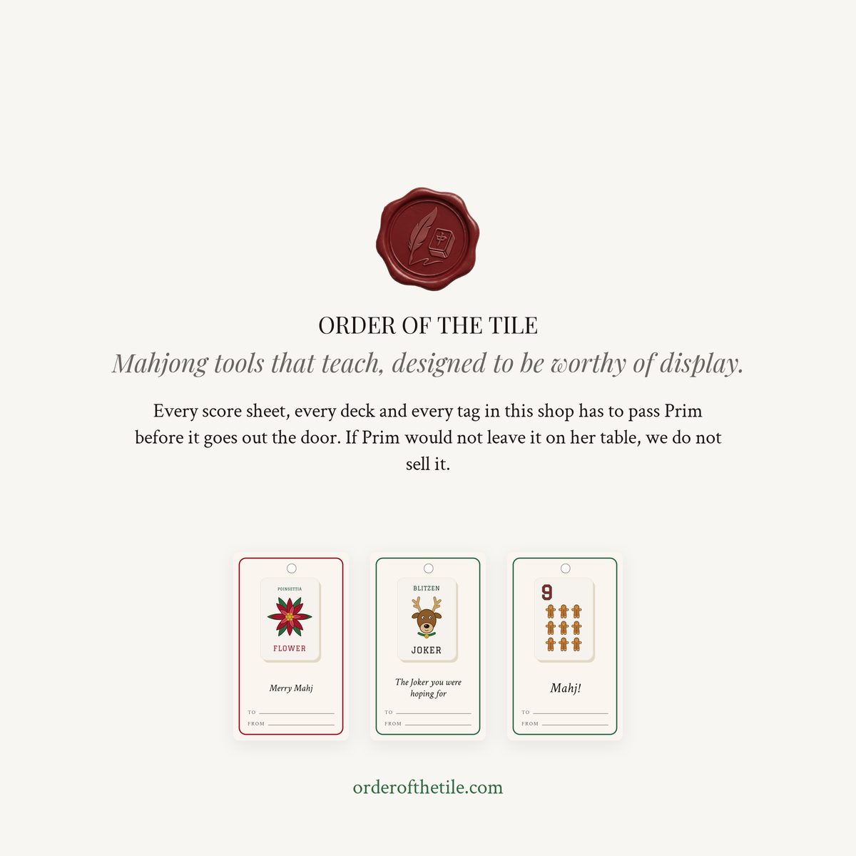 The Merry Mahj Gift Tags photo 10