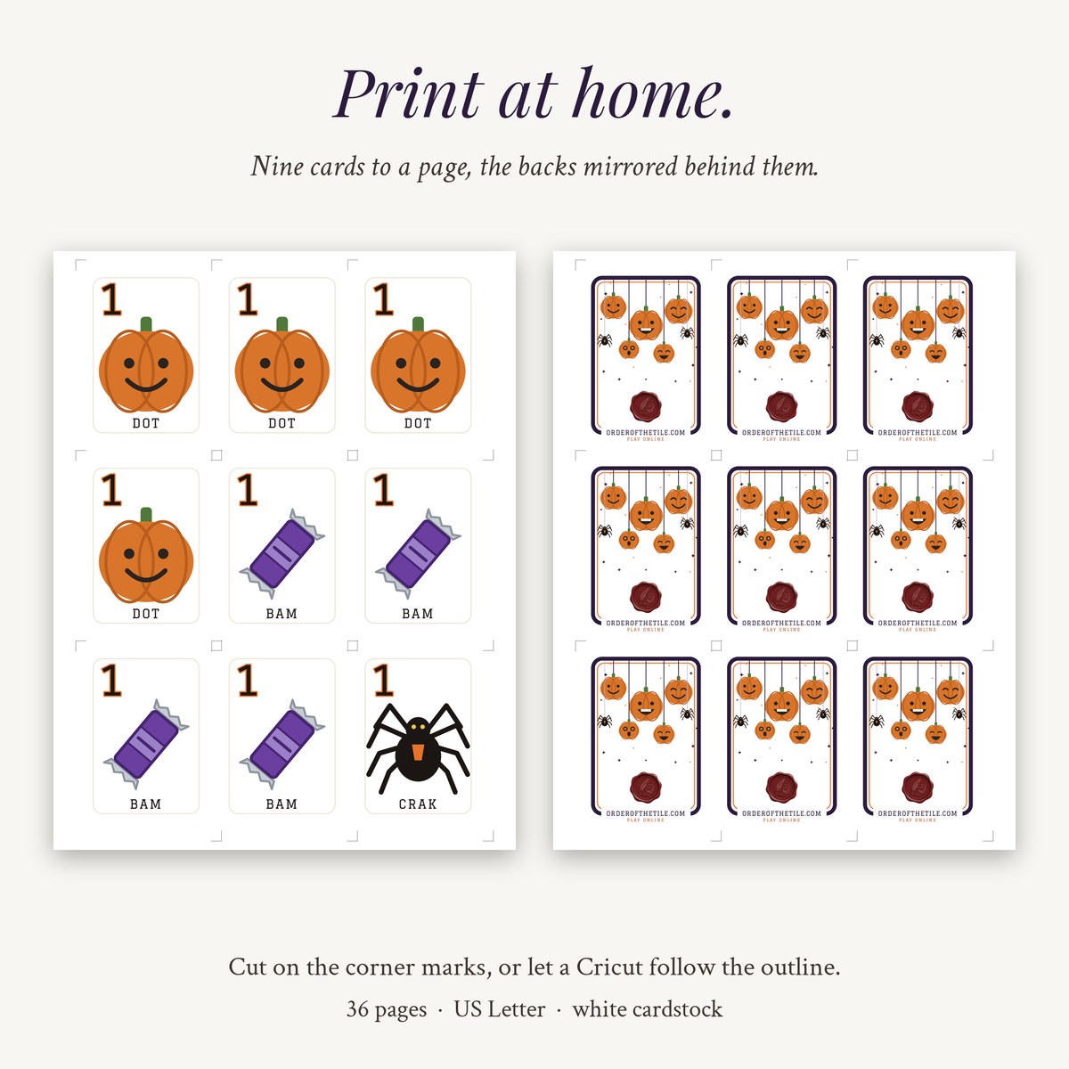 The Halloween Card Deck for American Mahjong photo 5