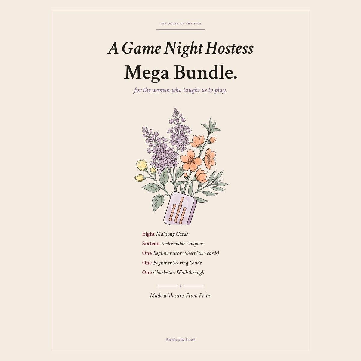 Mahjong Game Night Hostess Mega Bundle photo 14
