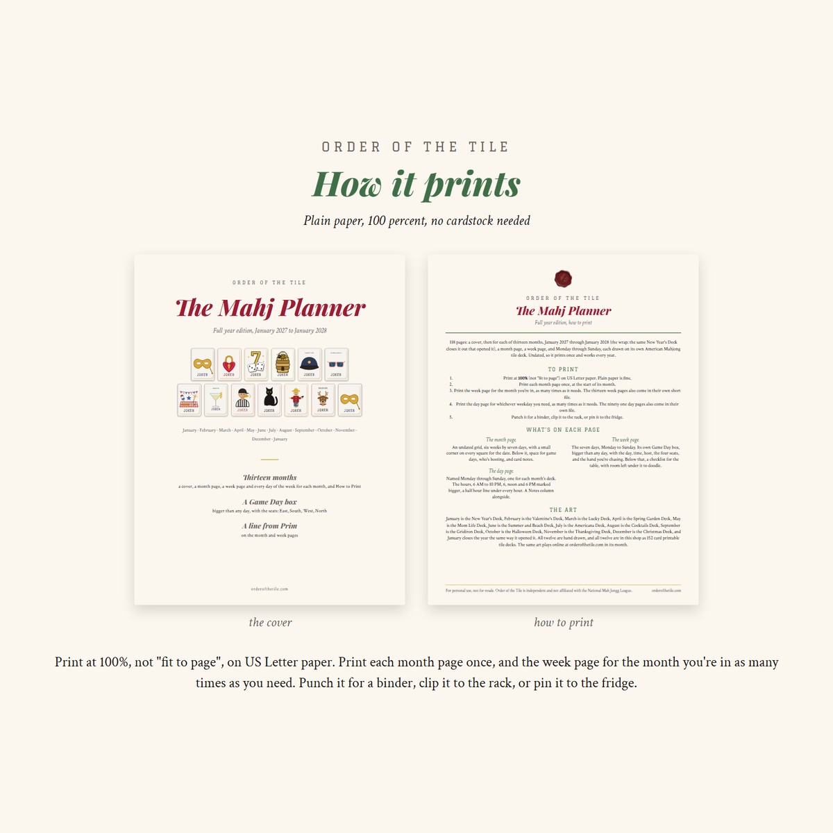 The Daily Planner, Mahj Style: 2027 to 2028 photo 8