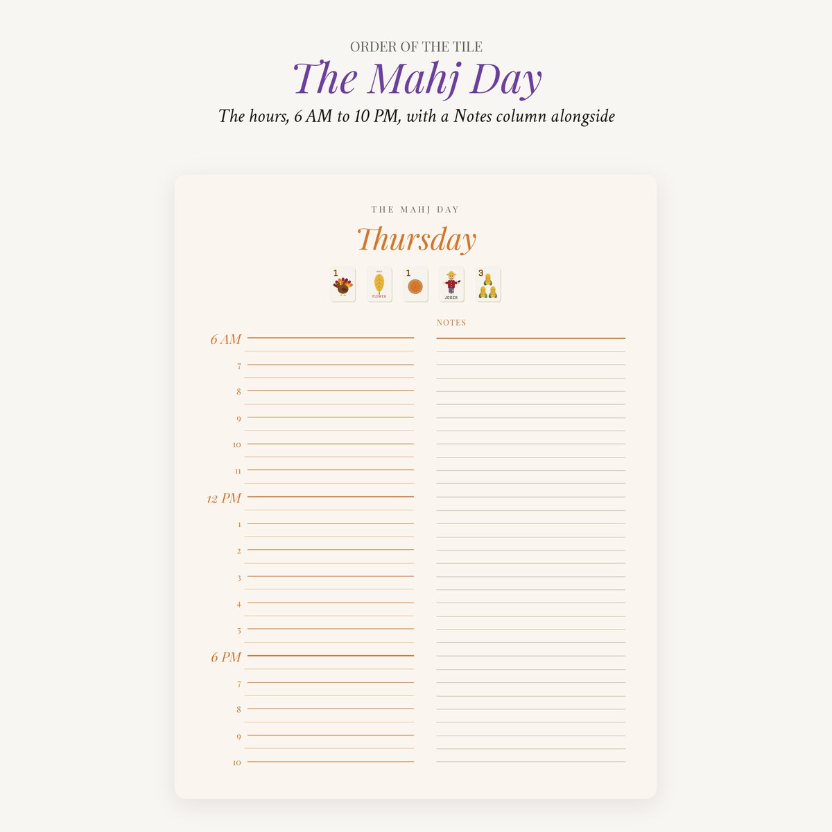 The Daily Planner, Mahj Style: Fall and Holiday 2026 photo 7