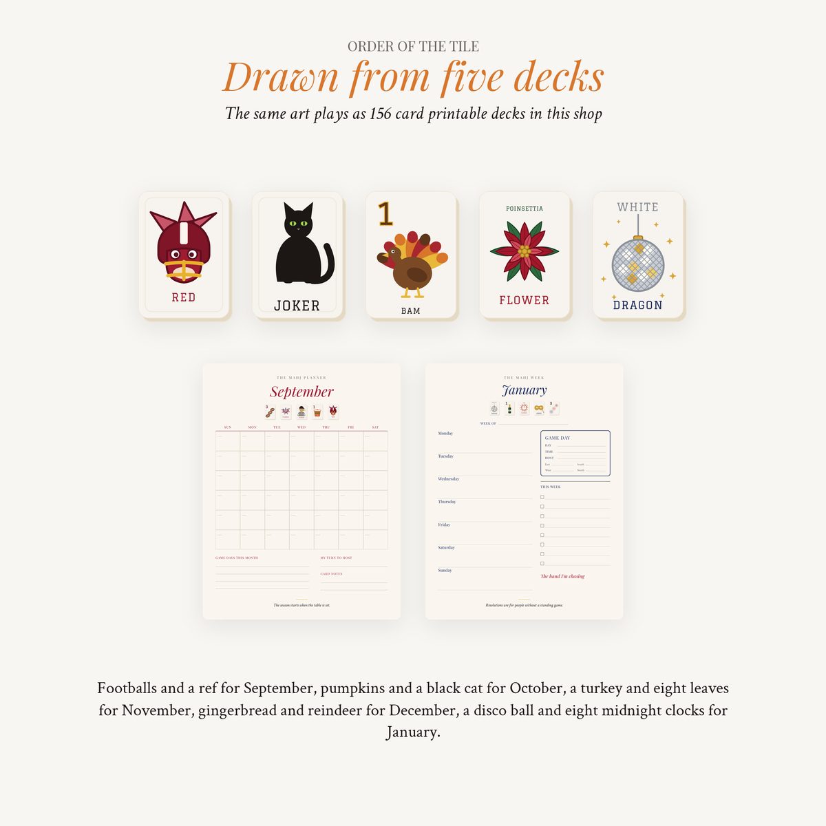 The Daily Planner, Mahj Style: Fall and Holiday 2026 photo 9