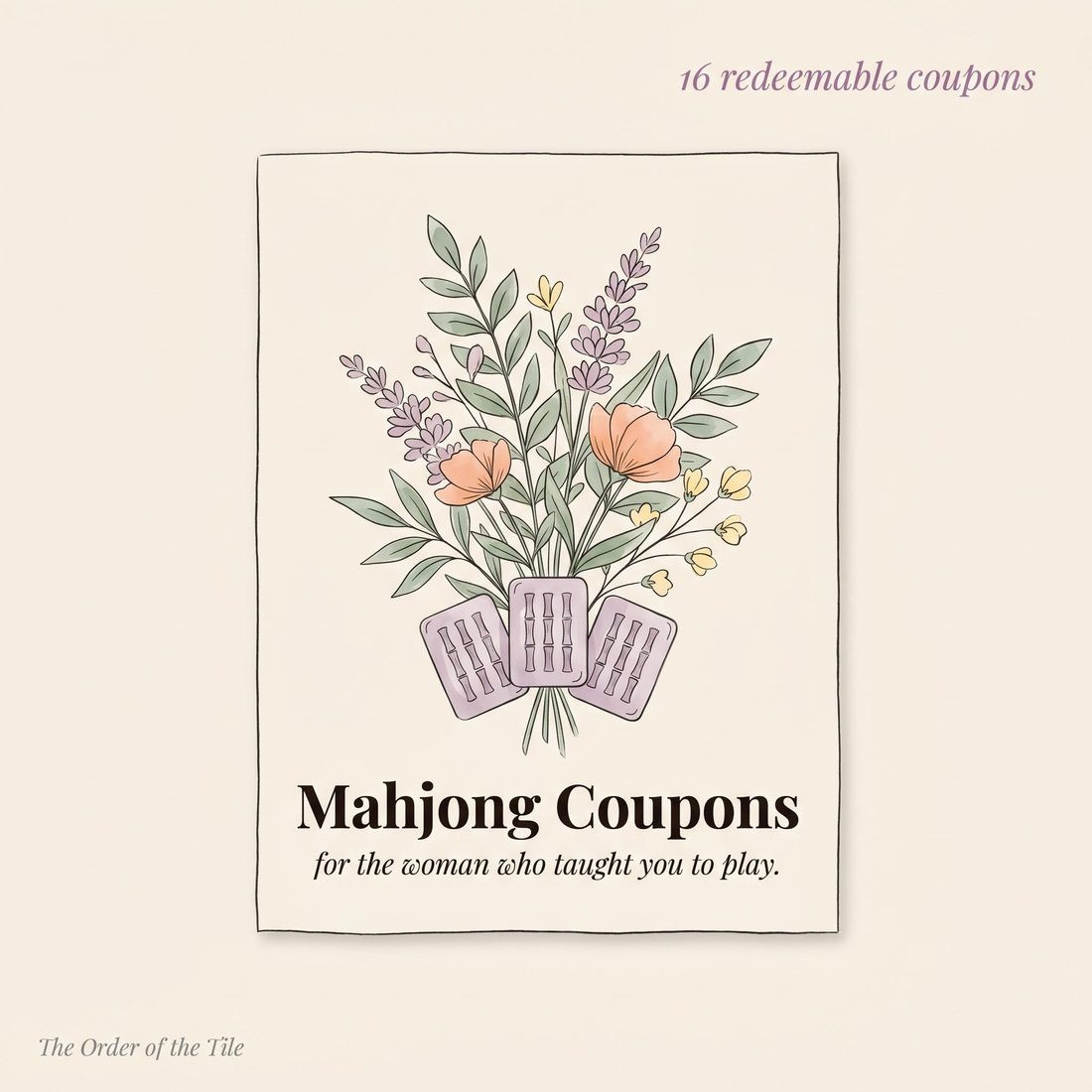 Mom's Mahjong Coupon Book photo 1