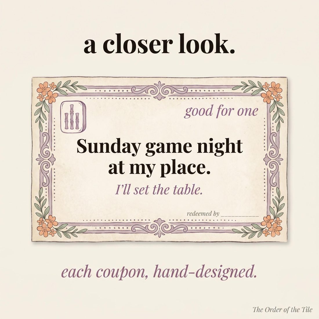 Mom's Mahjong Coupon Book photo 4