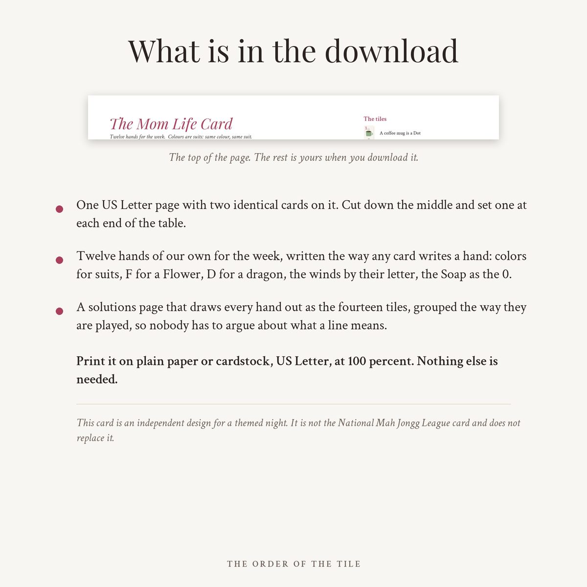 The Mom Life Solution Card photo 3