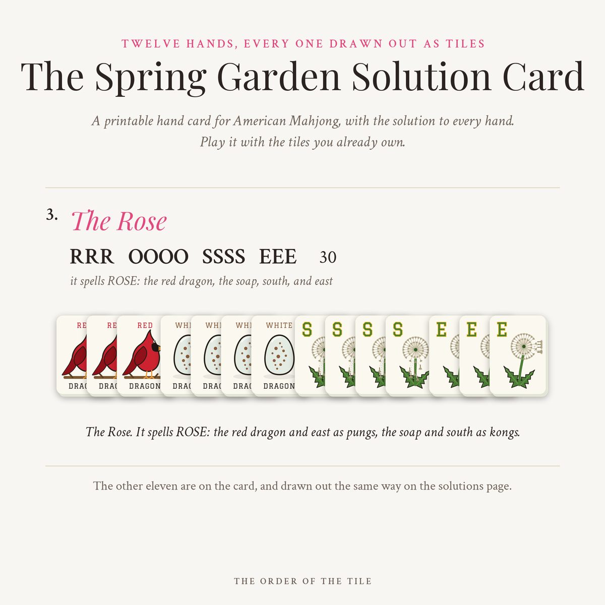 The Spring Garden Solution Card photo 1