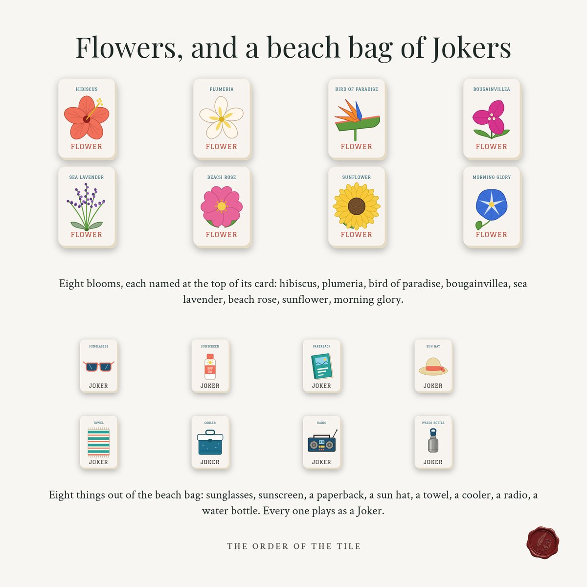 The Summer Card Deck for American Mahjong photo 5